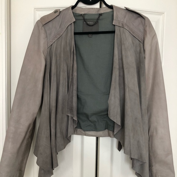 Muubaa Lupus Suede and leather jacket - Picture 3 of 8